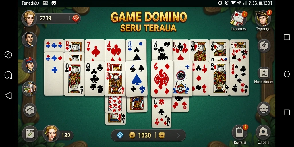 Screenshot gameplay Domino yang menarik di 2739.