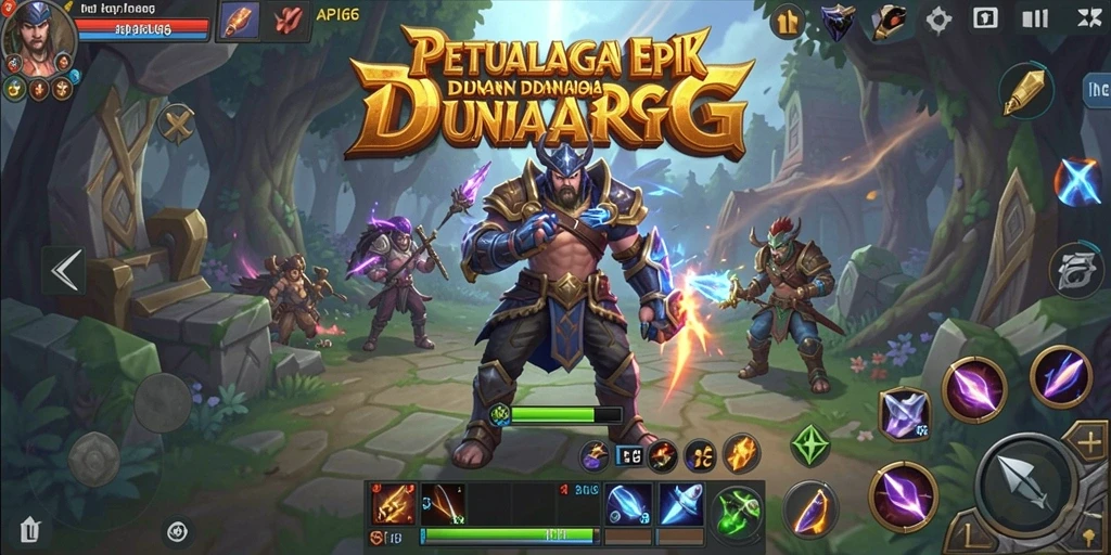 Gameplay seru dalam dunia fantasi yang menantang.