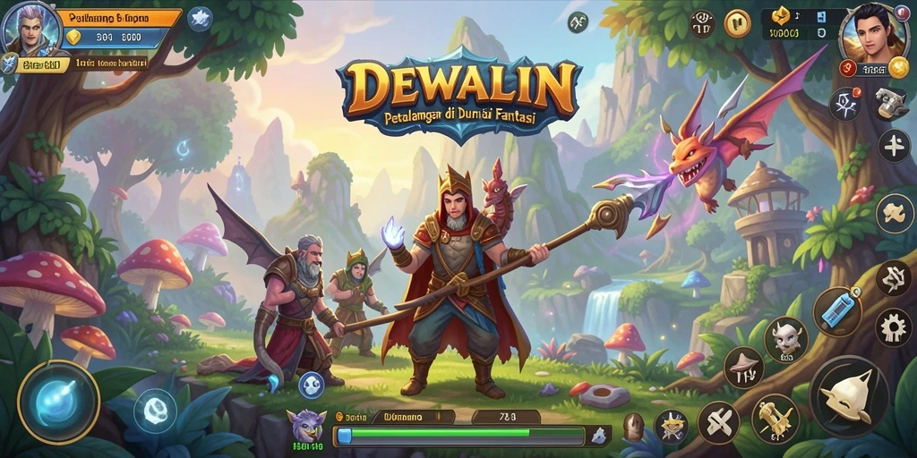 Gameplay seru DEWALIN di dunia fantasi.
