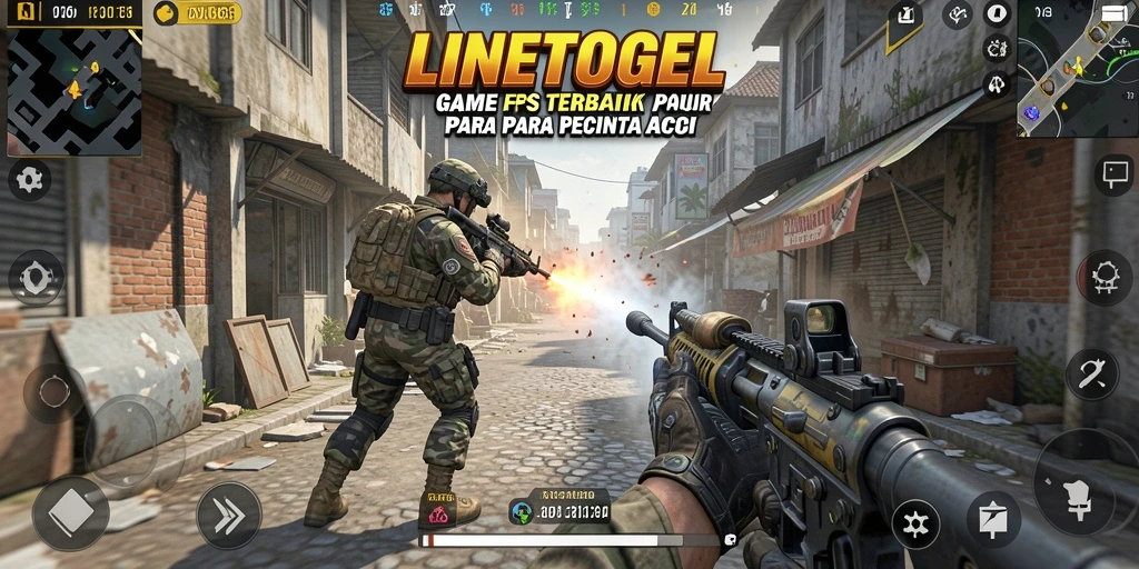 Tampilan menakjubkan dari gameplay LINETOGEL yang mendebarkan.
