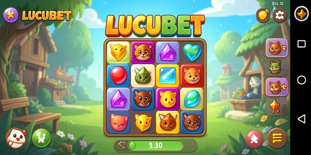 Tampilan gameplay seru LUCUBET dalam aksinya.