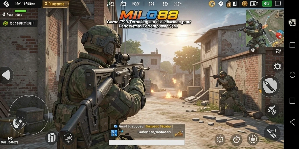 Gameplay seru dari MILO88 dalam aksi pertempuran FPS.