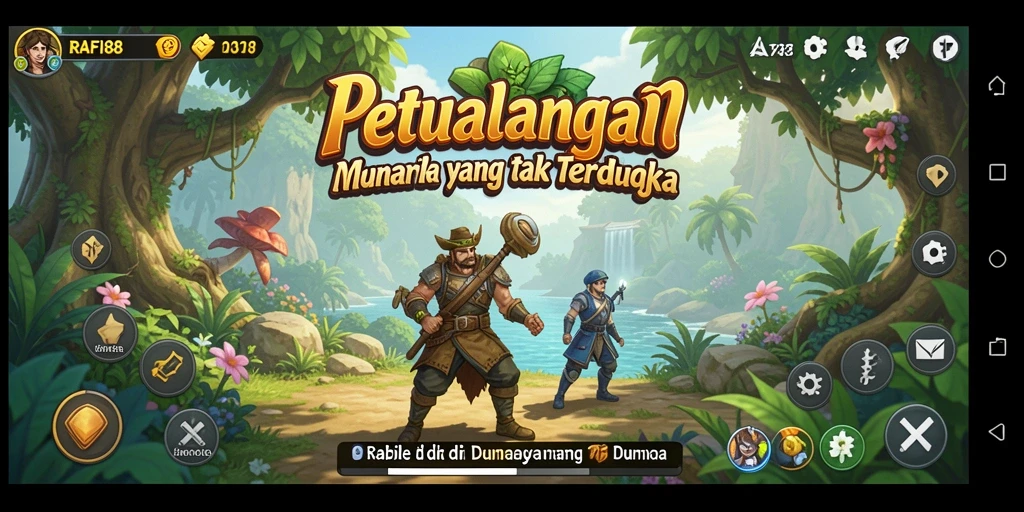 Screenshot utama RAFI88 menampilkan aksi mendebarkan dalam petualangan.