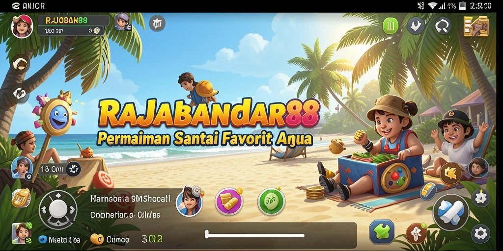Tampilan gameplay santai dari RAJABANDAR88 yang mengasyikkan.