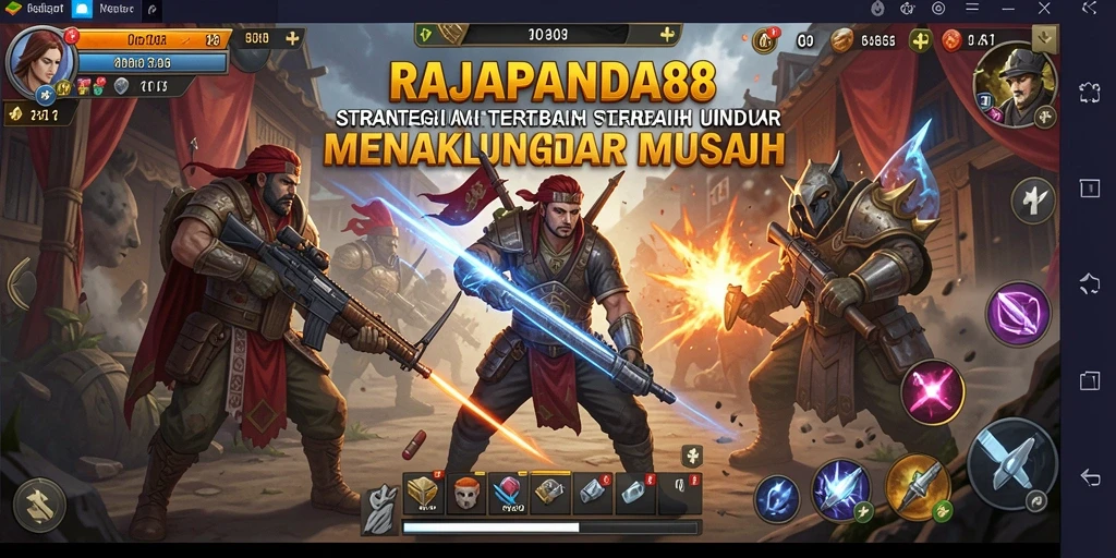 Screenshot RAJAPANDA88 menunjukkan gameplay menantang saat merancang strategi.