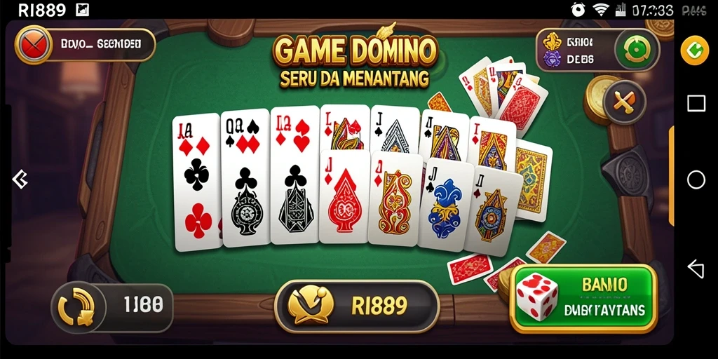 Tampilan permainan seru dalam RI889 yang memikat pemain.