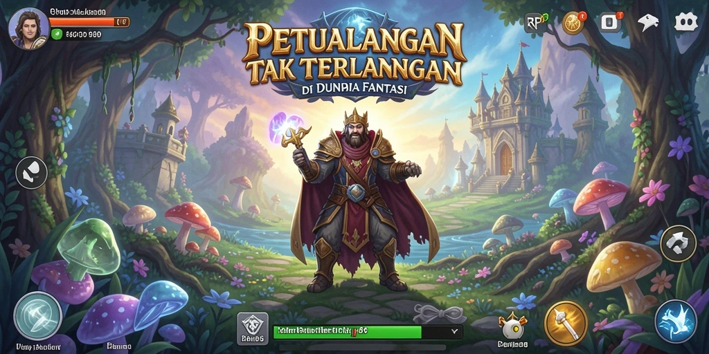 Tangkapan layar gameplay seru dan menantang di RP8.