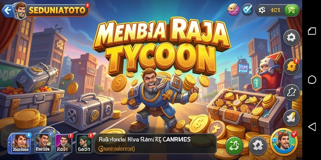 Gameplay menantang dalam SEDUNIATOTO memperlihatkan strategi bisnis.