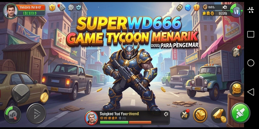 Tampilan gameplay SUPERWD666 yang menarik dan strategis.
