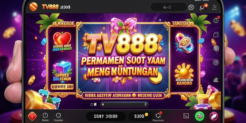 Tampilan gameplay menarik permainan Slot TV888 dengan efek grafis yang luar biasa.